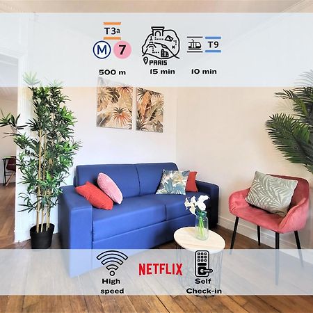 L'Oasis - Charmant Appartement Metro Porte D'Italie 르끄레므랄비세트르 외부 사진