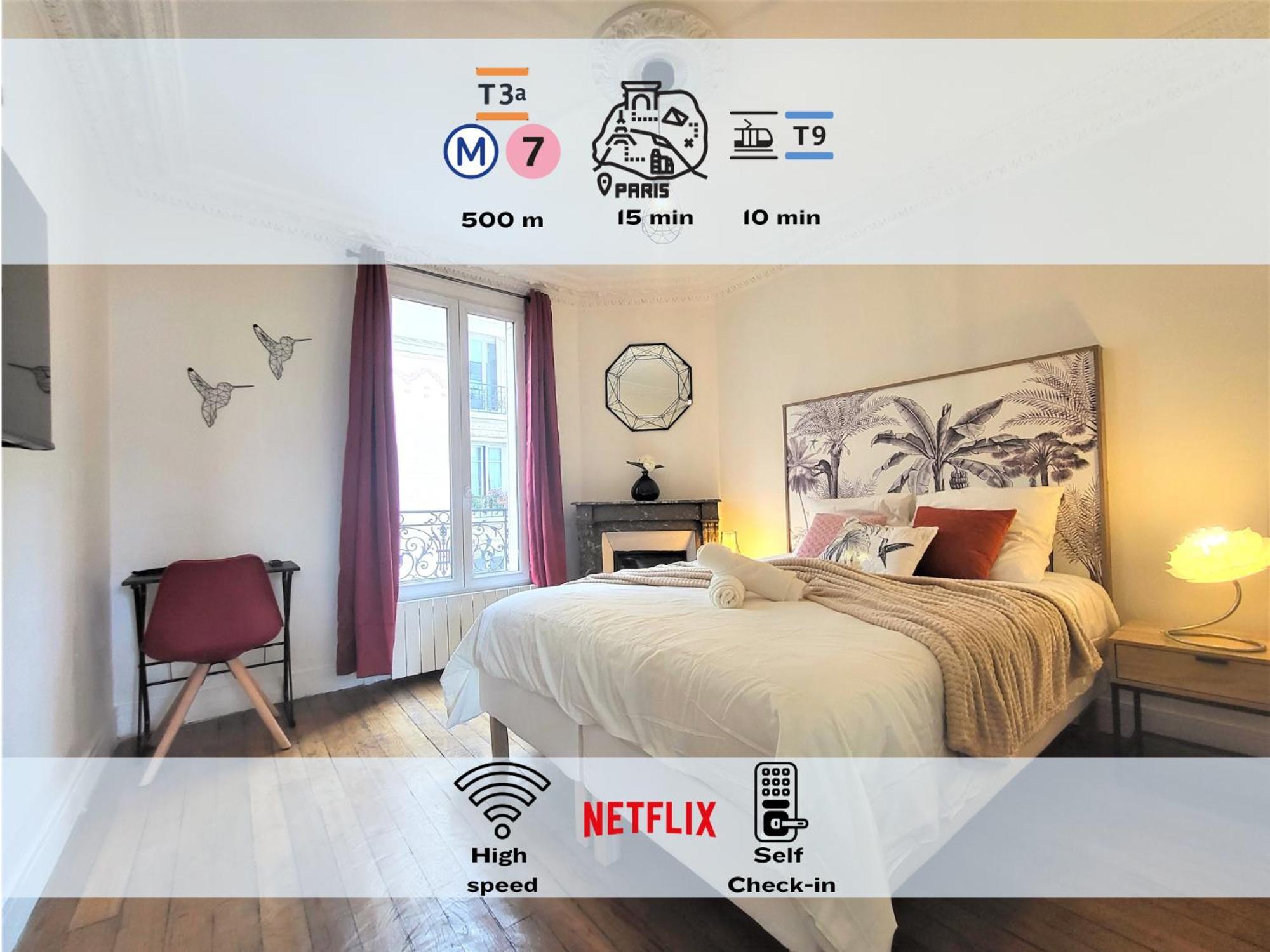 L'Oasis - Charmant Appartement Metro Porte D'Italie 르끄레므랄비세트르 외부 사진